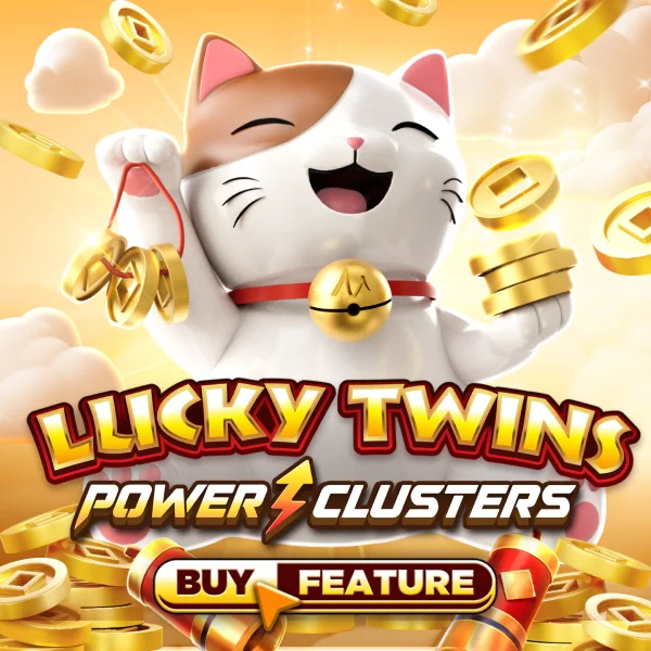 Microgaming : Lucky Twins PowerClusters - STOREBET77